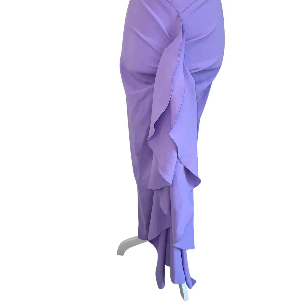 Solace London Thalia Midi Dress in Lilac 4 New Womens Column Cocktail - Image 5