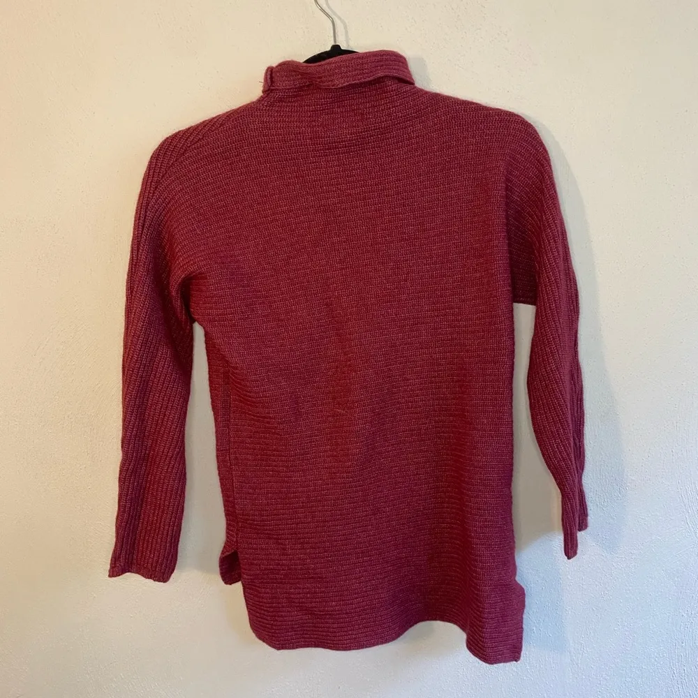 Bartolini made in Italy knit turtleneck sweater Pink Size M - Image 4