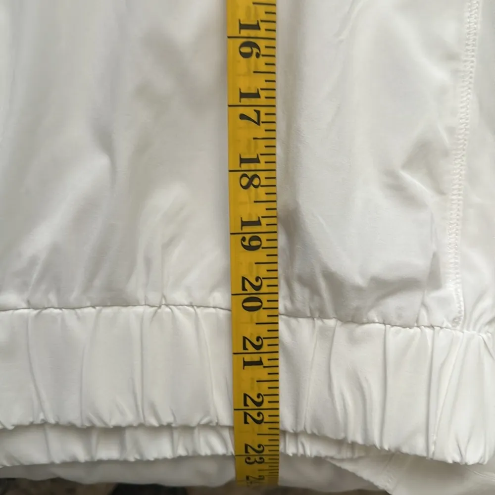 Athleta Advantage Polo Top Quarter Zip Pullover in Bright White Size XL - Image 8