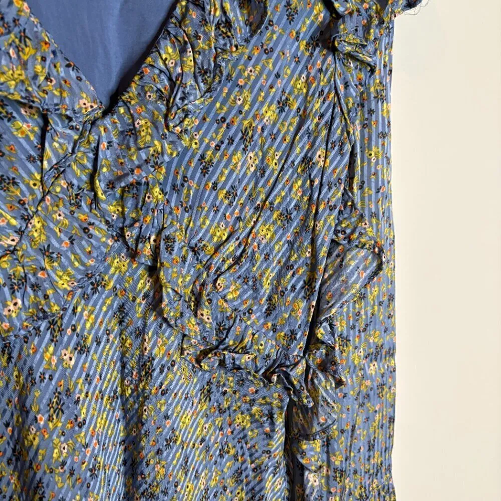 Free People Sweetest Thing Mini Dress in Midnight Cowboy - Image 3