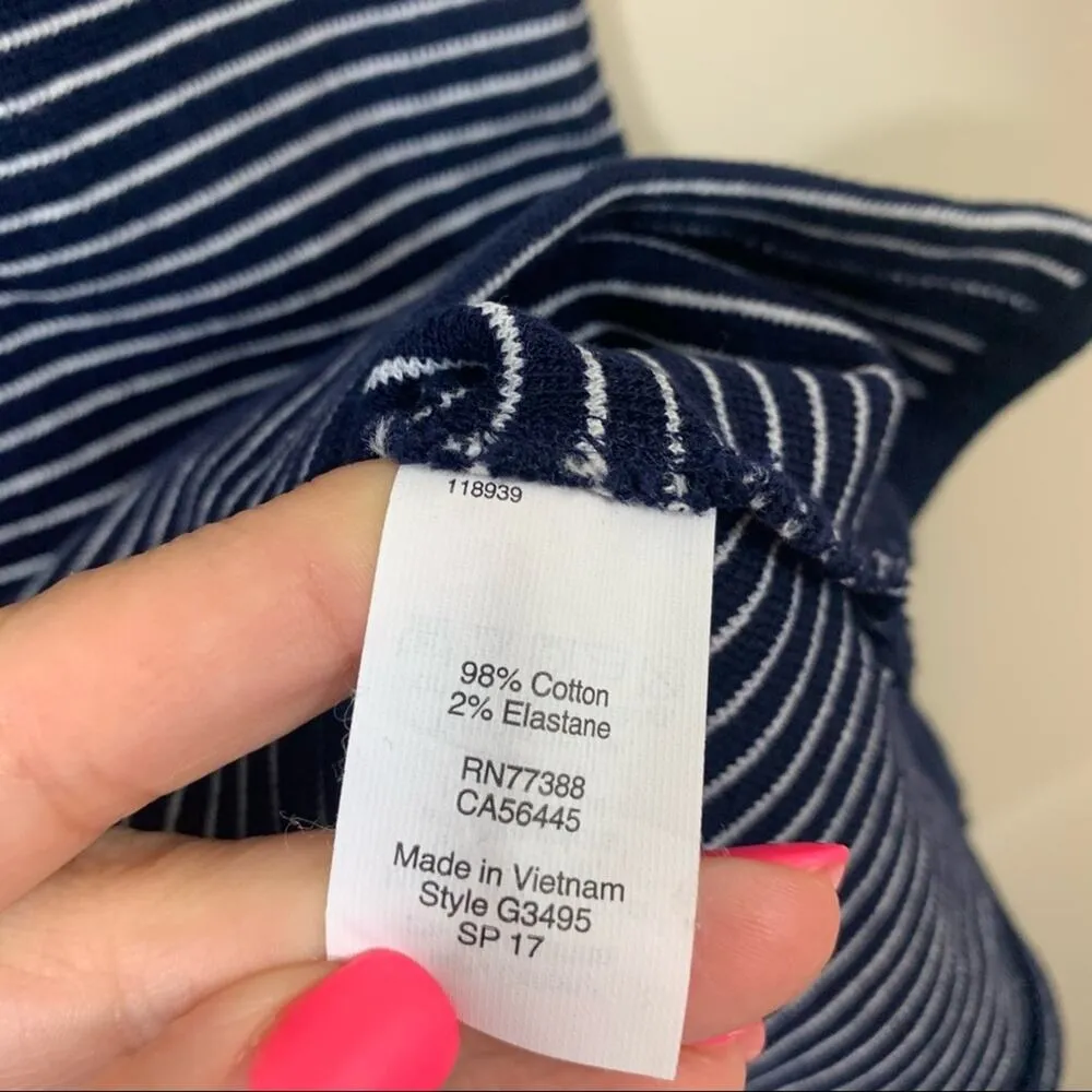 J Crew Navy Striped Tank Knit Dress - Image 5