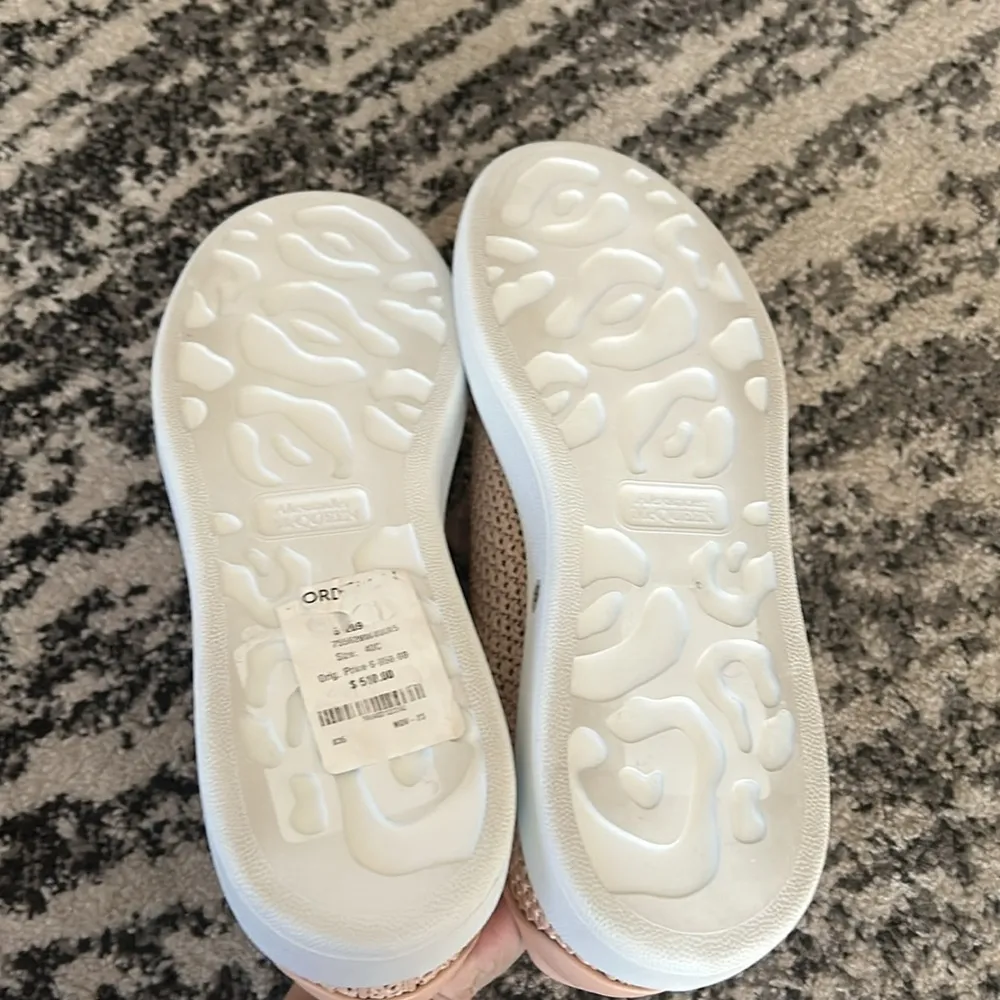 Alexander McQueen Larry raffia Oversized sneakers size 40 - Image 6