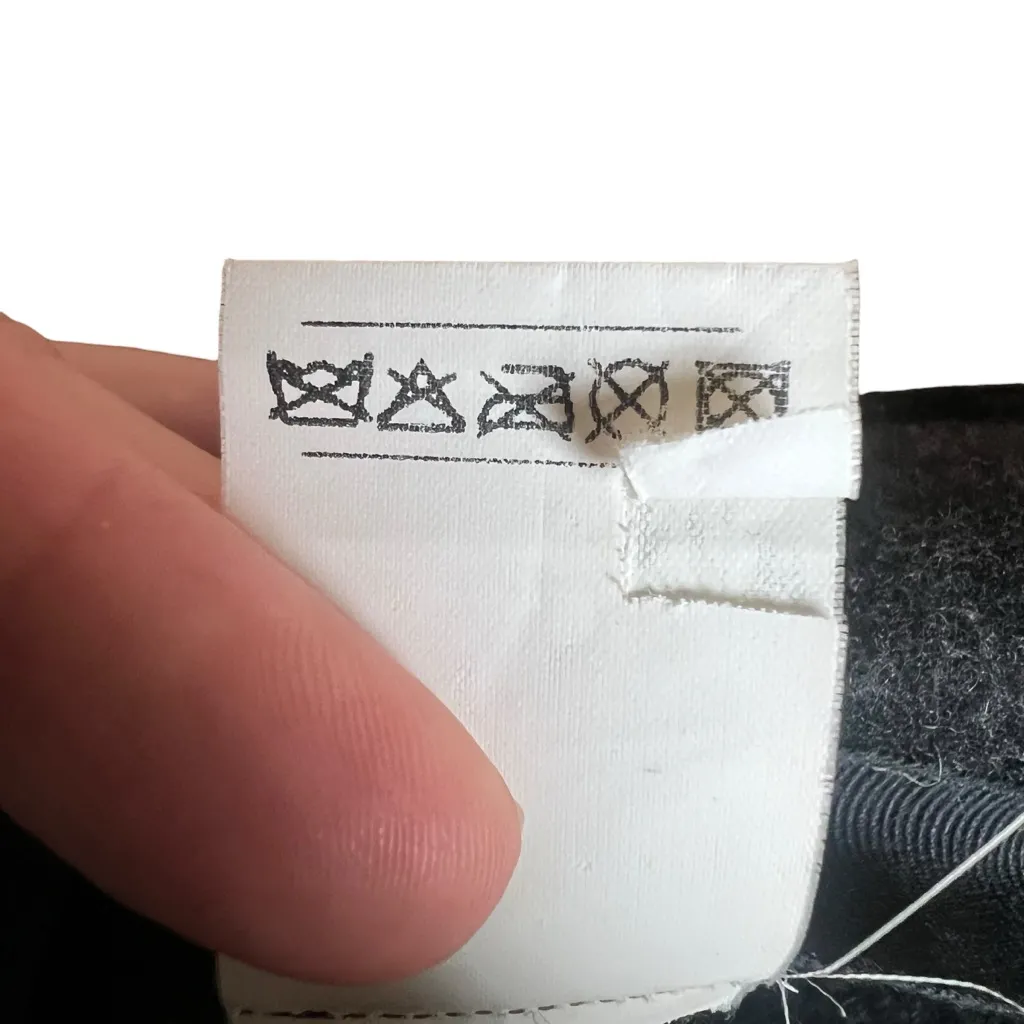 VTG United Colors of Benetton Wool Cloche Bucket Hat Made in Italy Sz 60 L Gray - Image 8