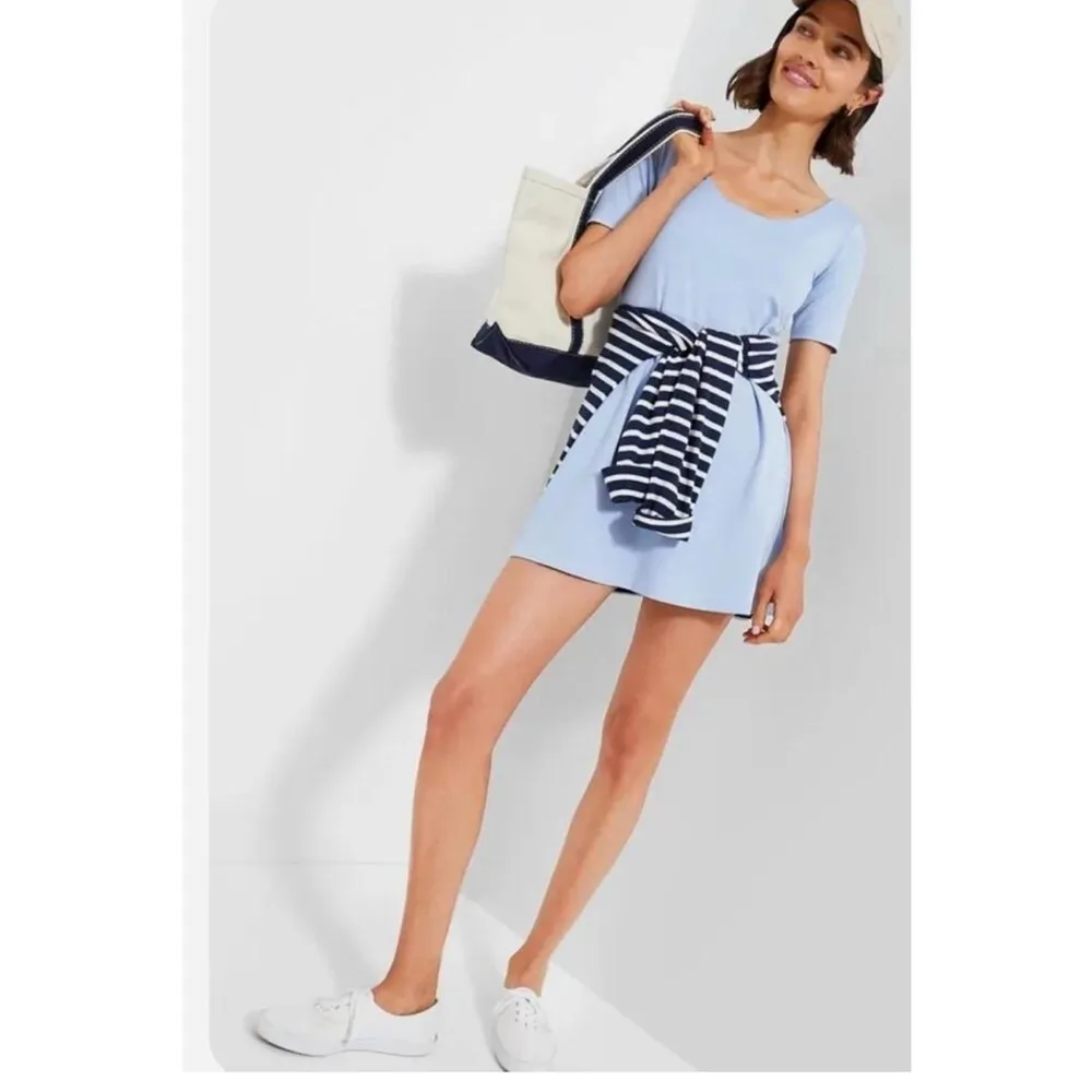 Tuckernuck Rosemary Sport Dress Size S NWT Light Blue Built-In Shorts Pockets - Image 2