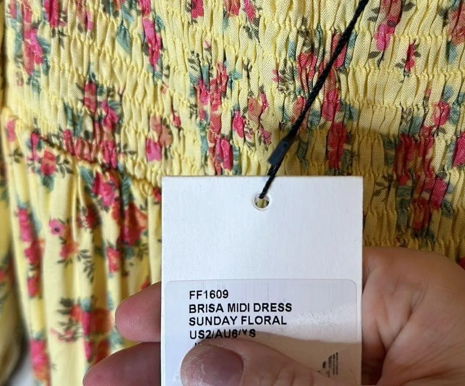 Faithfull the Brand 592- Brisa MIDI Dress in Sunday Floral - Image 6