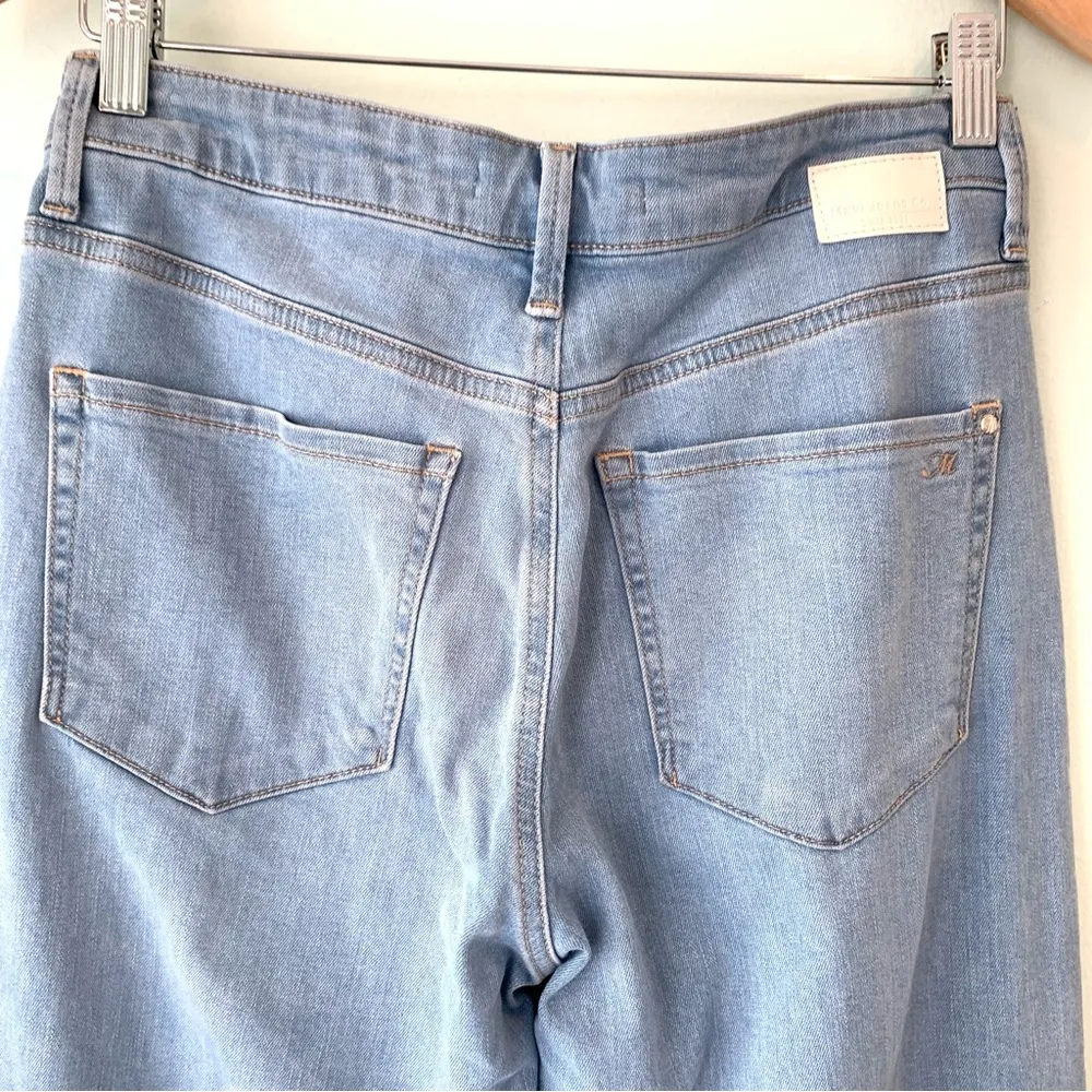 Mavi Jeans Stretch Cristin High-Rise Wide Leg Crop Raw Hem 26 - Image 11