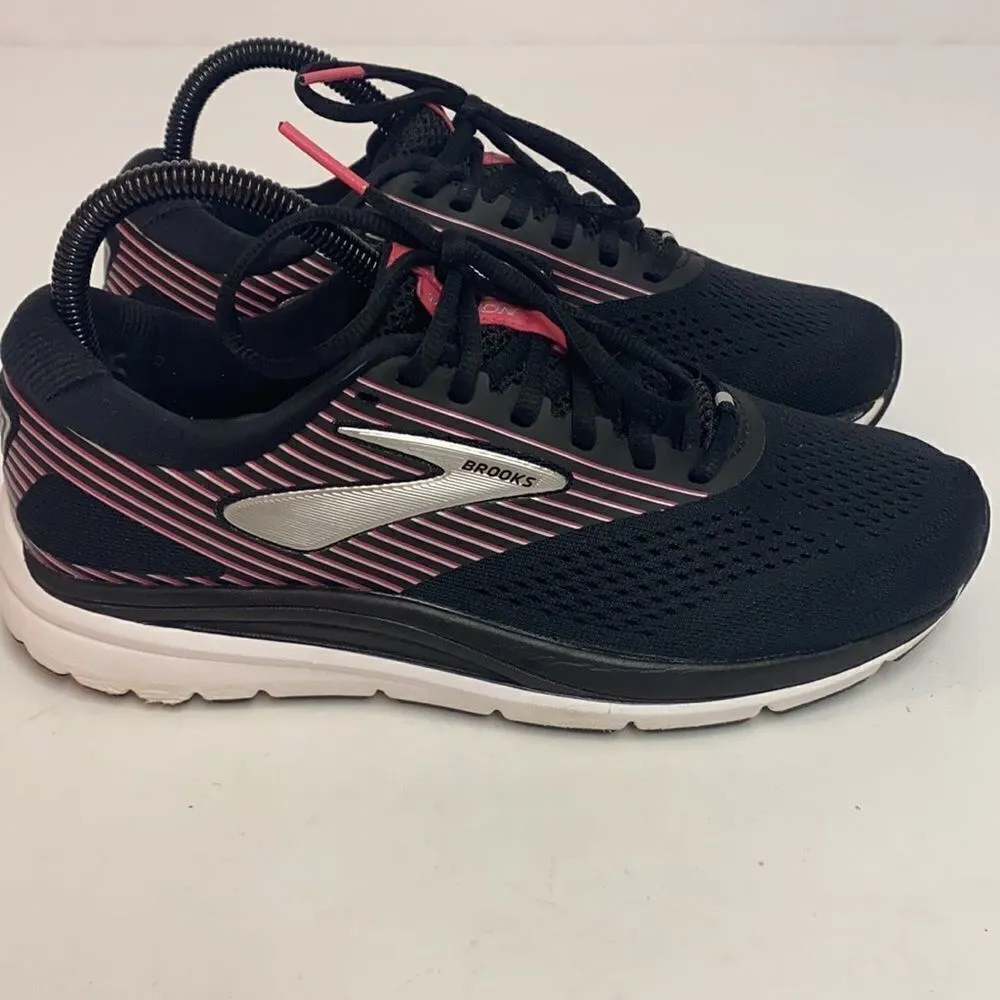 Brooks Addiction 14 Women's Black/Hot Pink/Silver Size 8.5M B64 - Image 6
