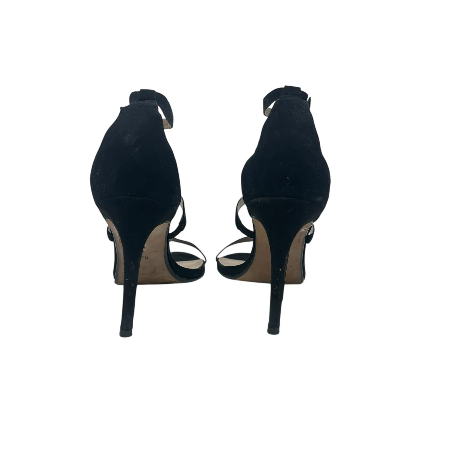Raye Alley High Heels Pumps Shoes Suede Ankle Strap Buckle Black‎ Size US 7.5 - Image 10