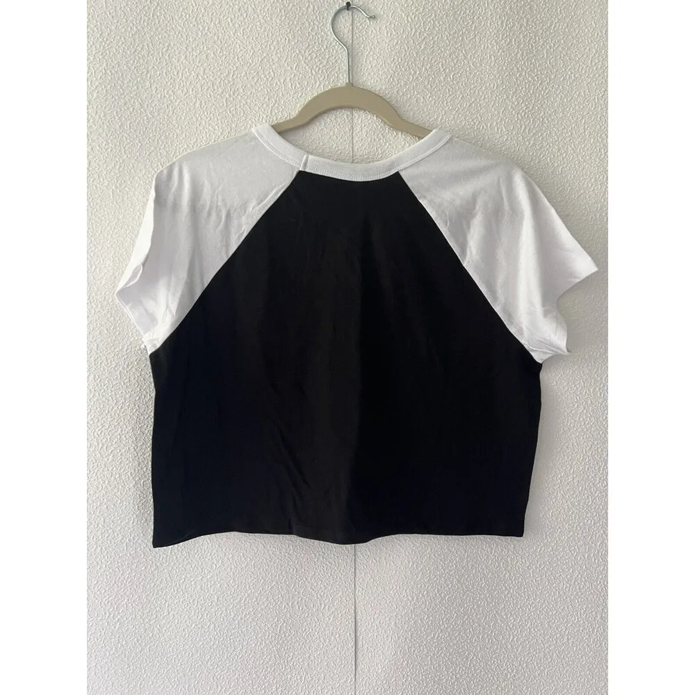 Zoe +Liv Women's Eternal Est 1977 Cropped T-Shirt Size L - Image 3