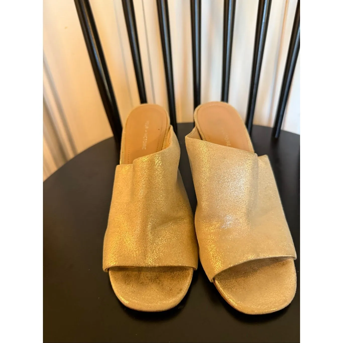 Pour La Victoria Helena heeled mule Pewter size 7 - Image 4