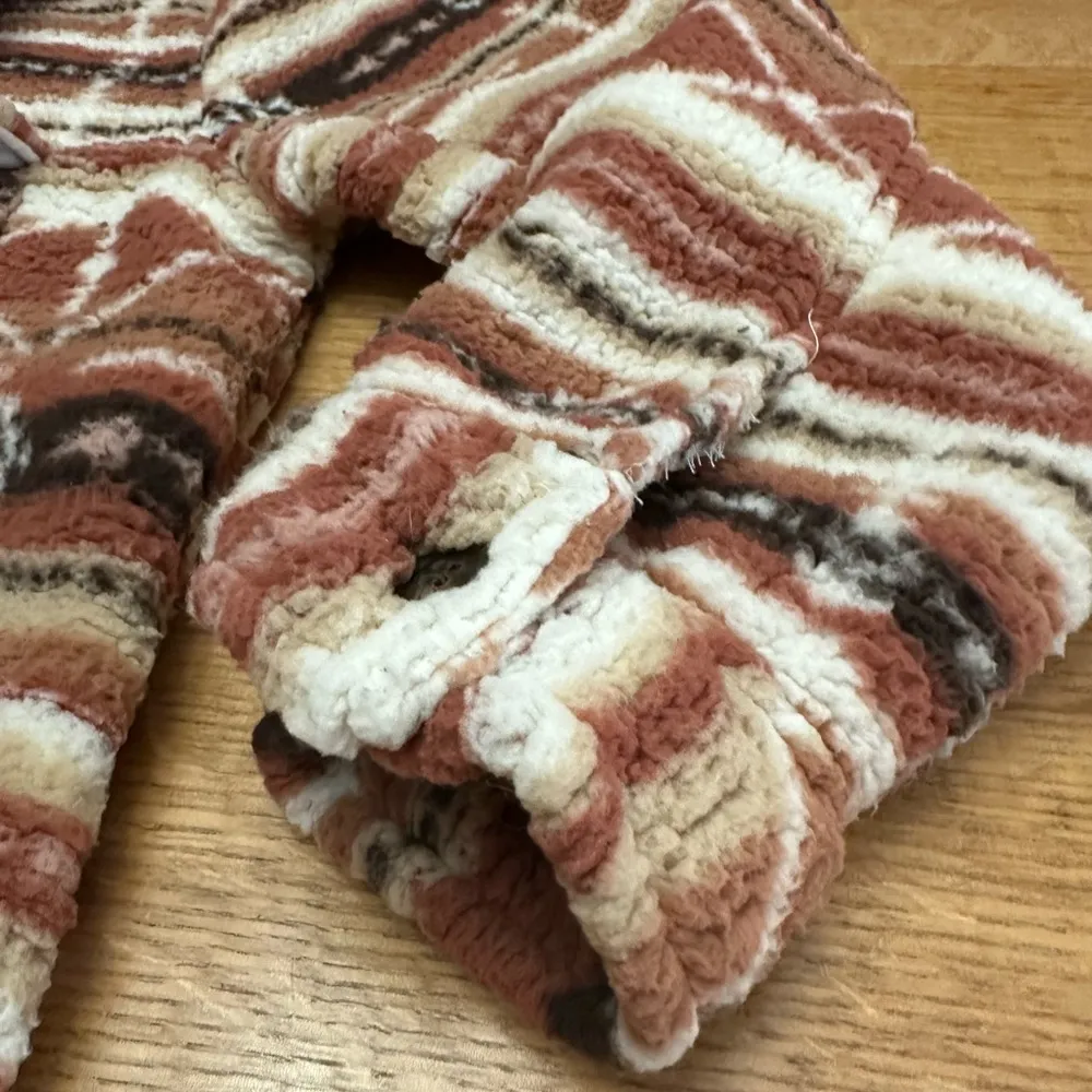 Sabrina Lauren NWOT fleece Midwest print shacket 1X Brown - Image 6