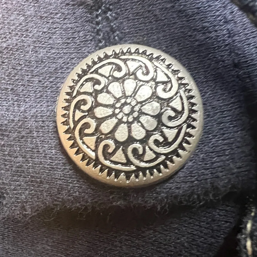 ST. JOHN’S BAY women’s Blue Drawstring stretch Waist Denim skirt w/Pockets|SZ:S - Image 6