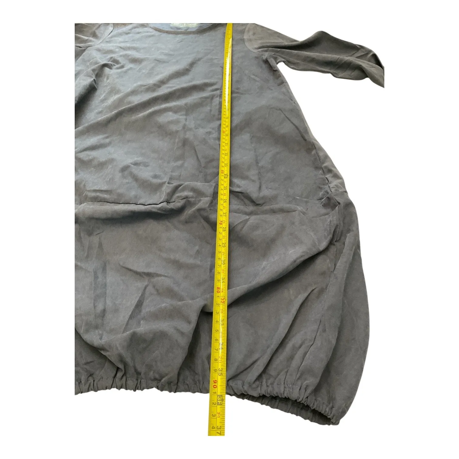 Alise ONeal Apparel Blue Bubble Hem Long Sleeve Midi Dress Size S - Image 6