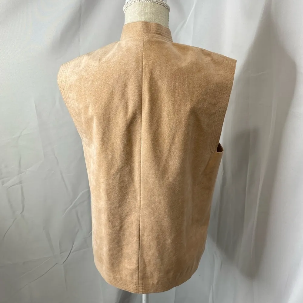 Adolph Schumann for Lilli Ann Suede vest Tan Size L - Image 11