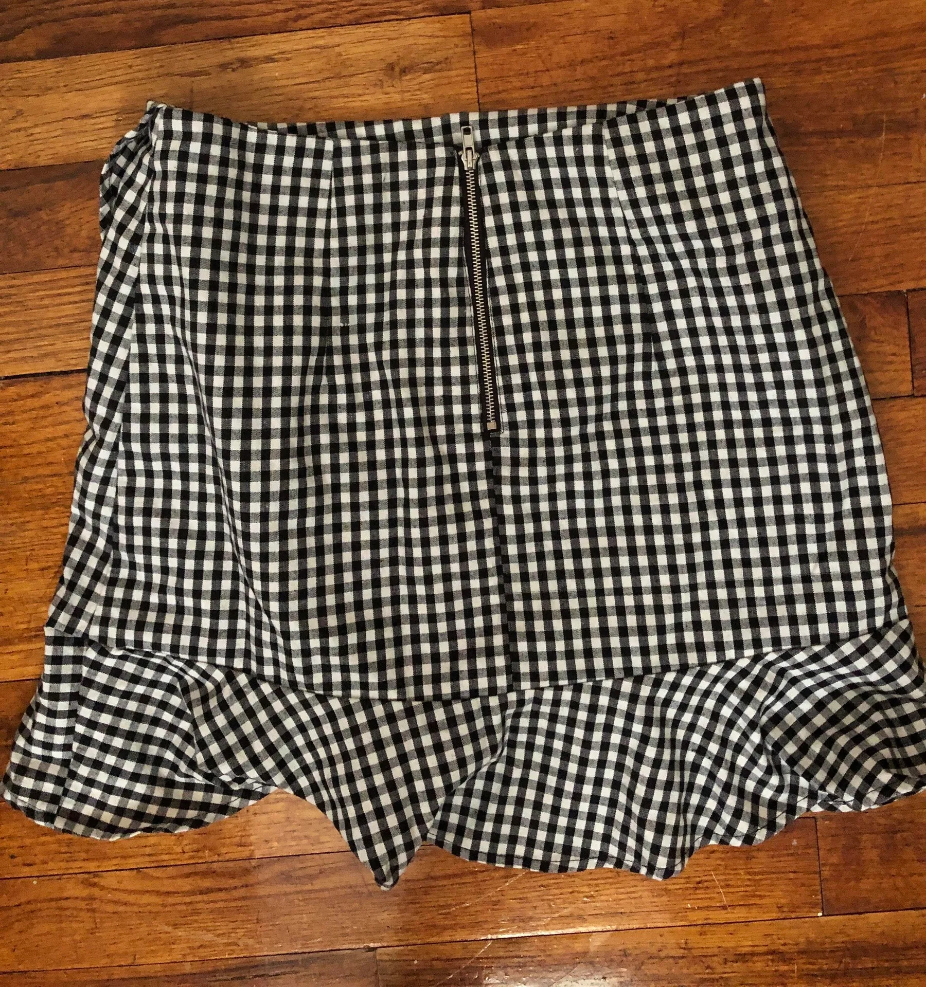Forever 21 Gingham Plaid Mini Skirt - Image 2