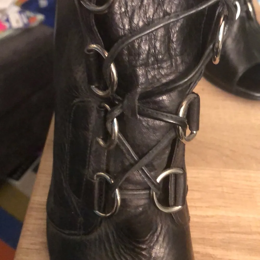 BCBGeneration Peep toe lace up boots - Image 3