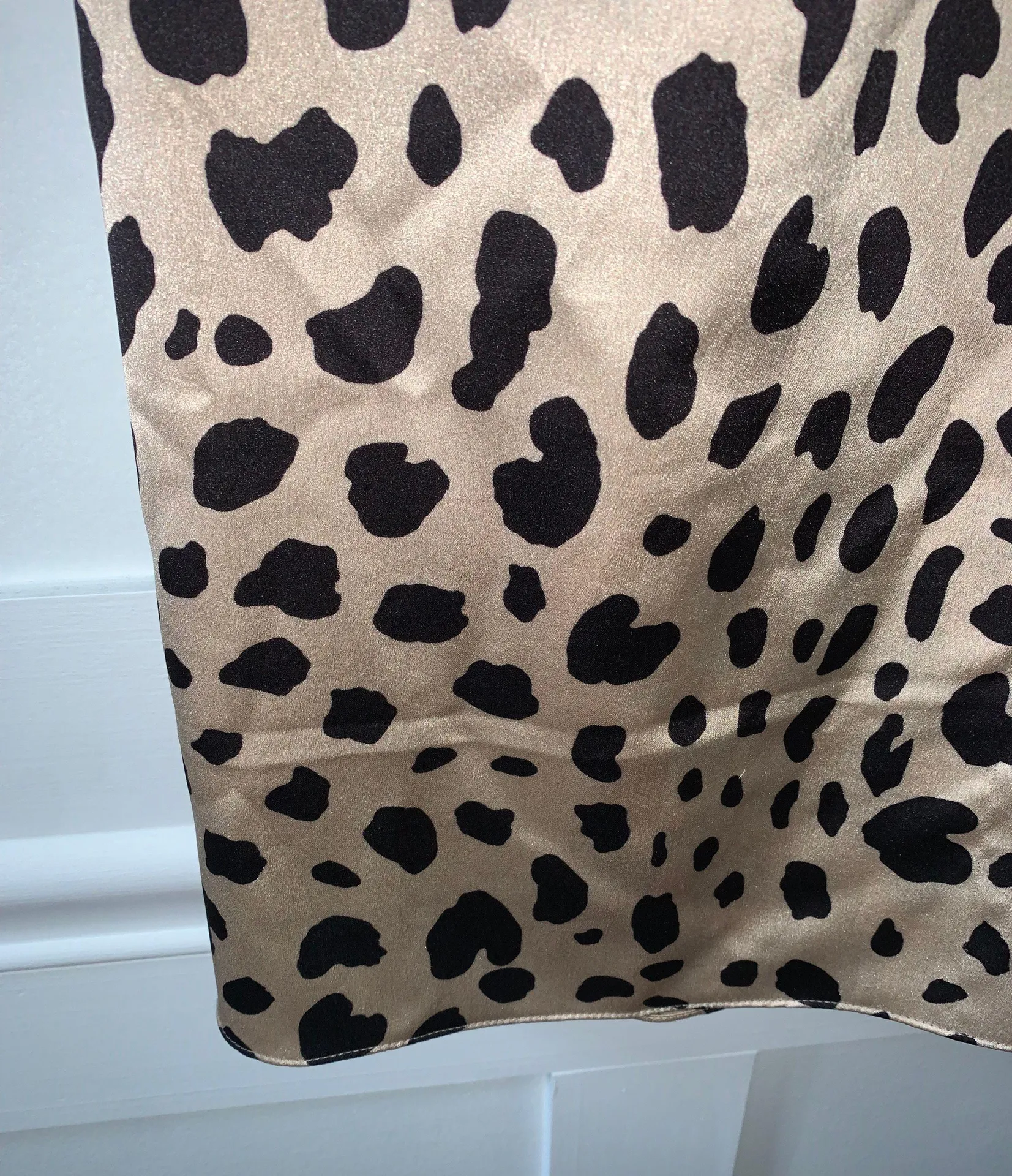 Satin Midi Slip Dress - Image 5