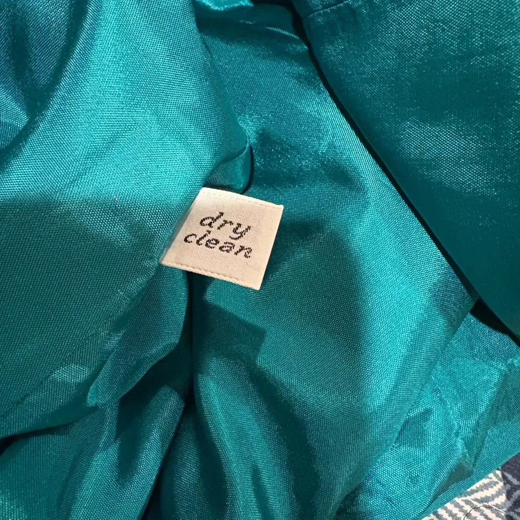 Pendleton wool skirt suit Teal Vintage women’s size 8 - Image 13