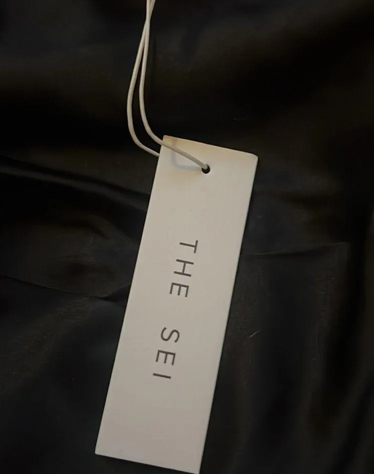 The Sei Black Ruched Skirt Size 0 - Image 2