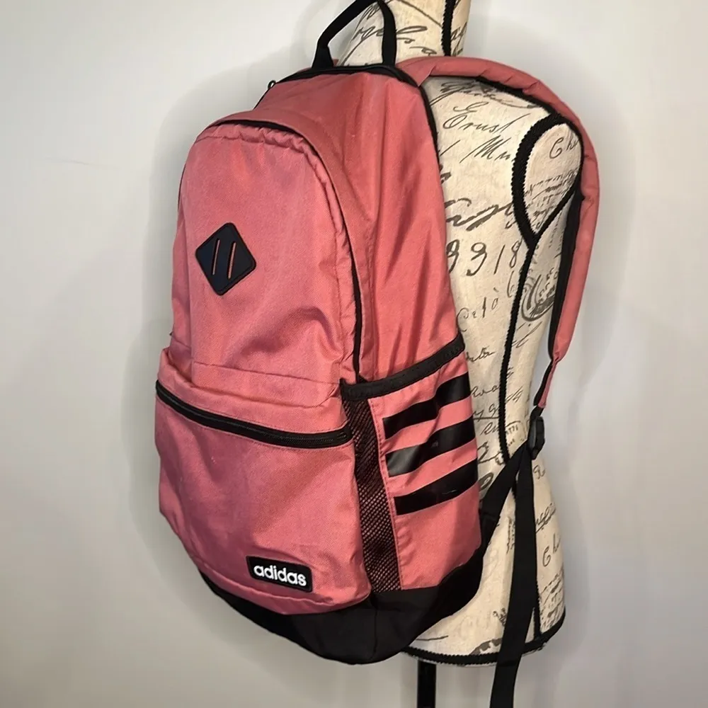 Adidas backpack book bag mauve rose pink - Image 2