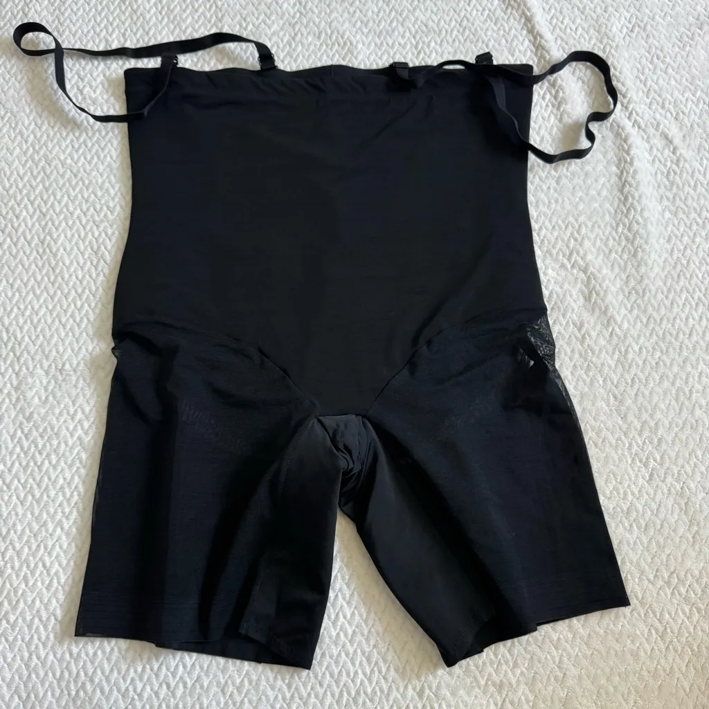 Honeylove Super Power Short 3X Black Shapewear Straps Sculpting Boning High Rise - Image 6