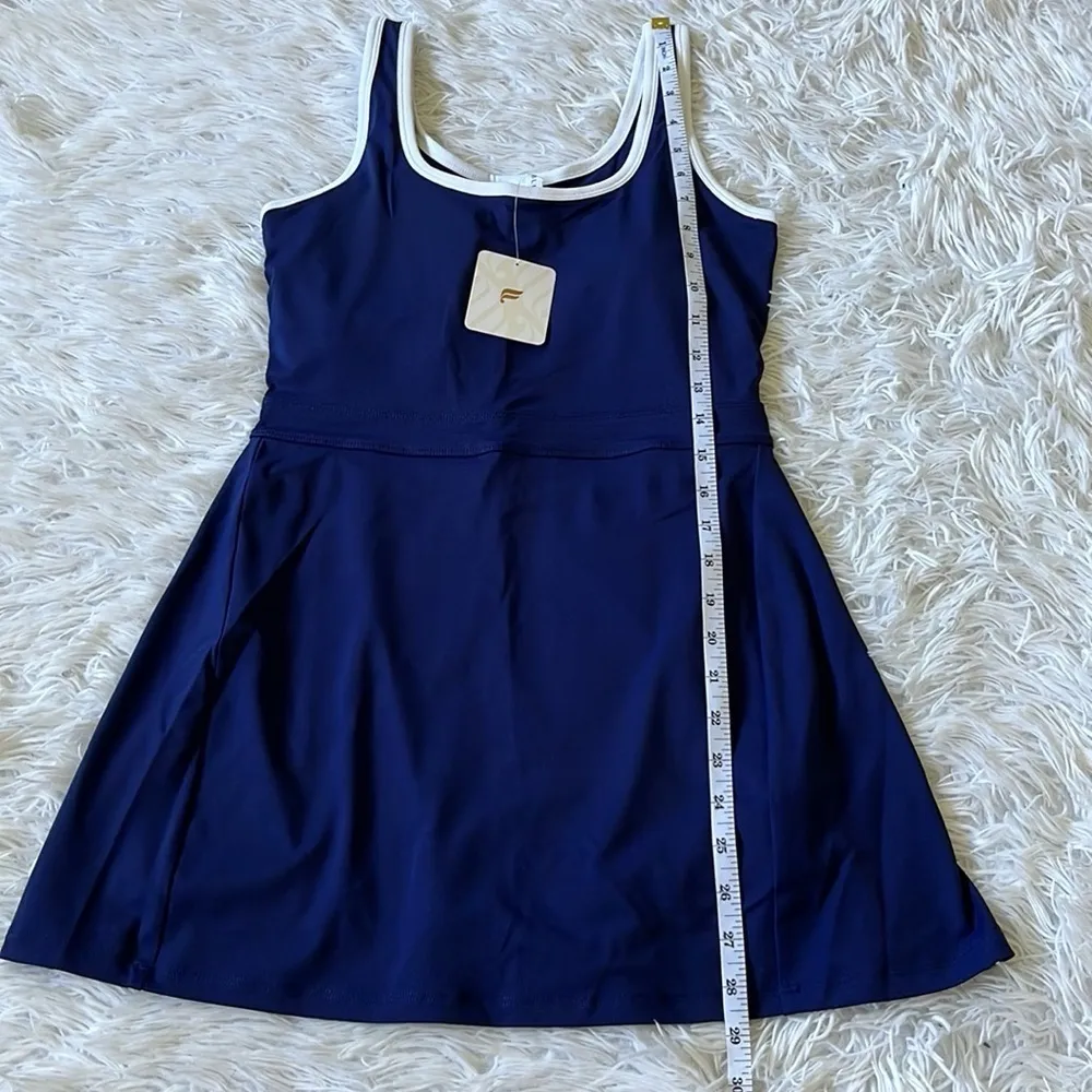 New FABLETICS Women’s Sporty Built-In Short Dress in collegiate navy/white Small - Image 8