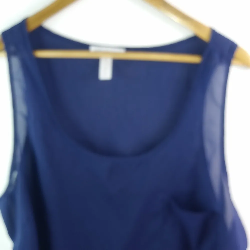 Ambiance Apparel 3X Navy Tank Top Plus Blue - Image 2