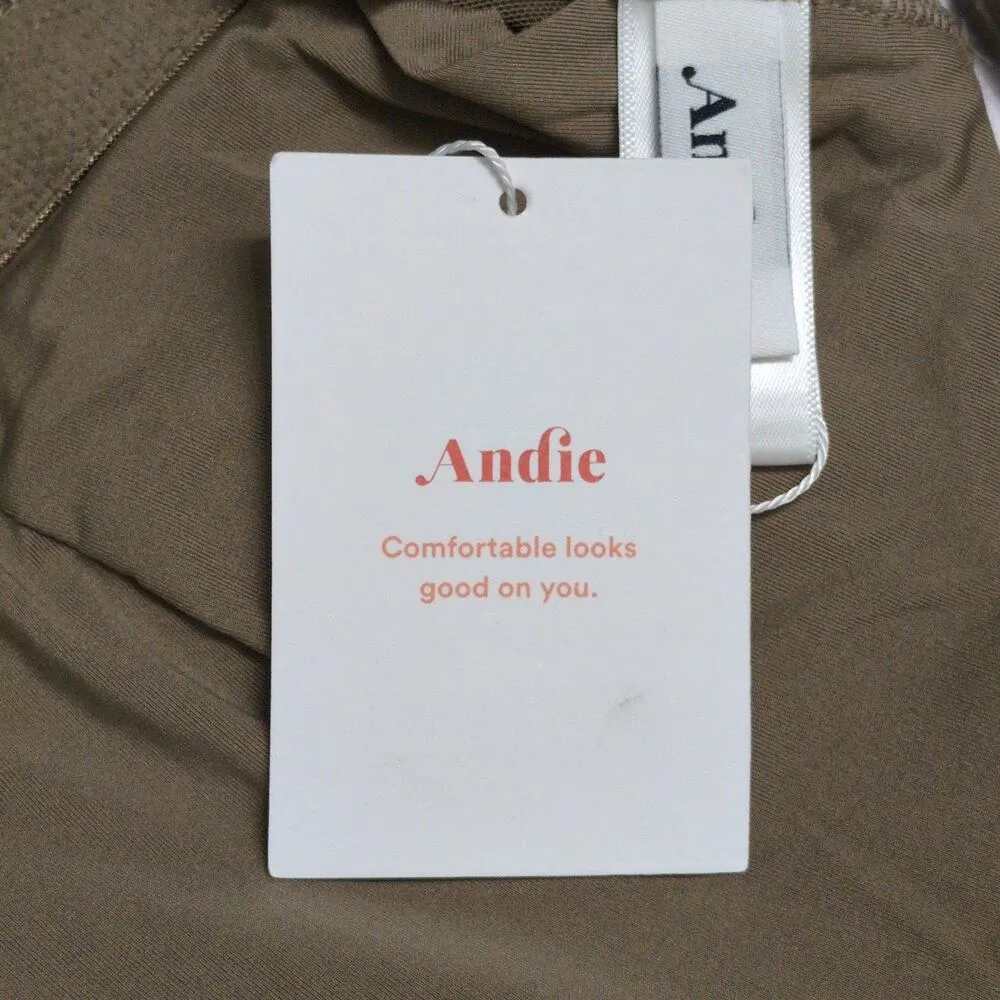 Andie Tahiti One Piece Ditsy Floral Olive Swimwear Bathing Suit Size S New - Image 11