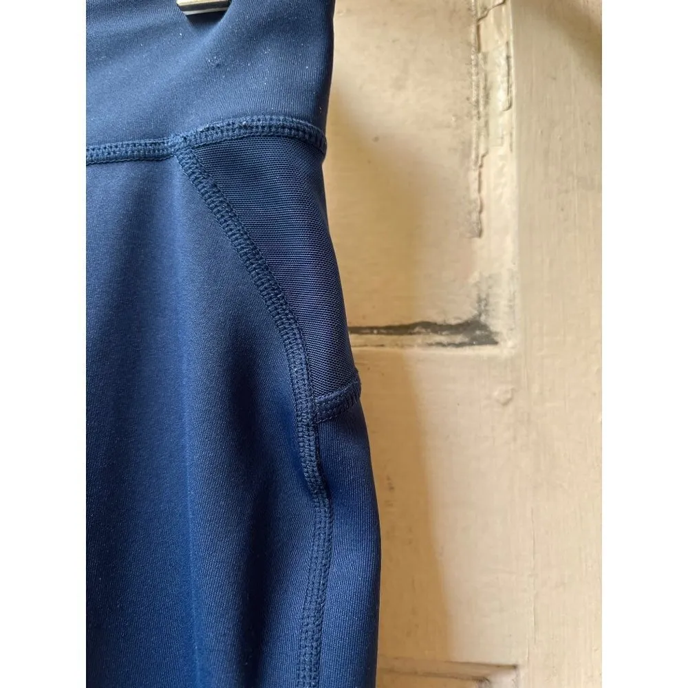 Uniqlo teal green blue workout yoga running full length leggings pants Sz medium - Image 4