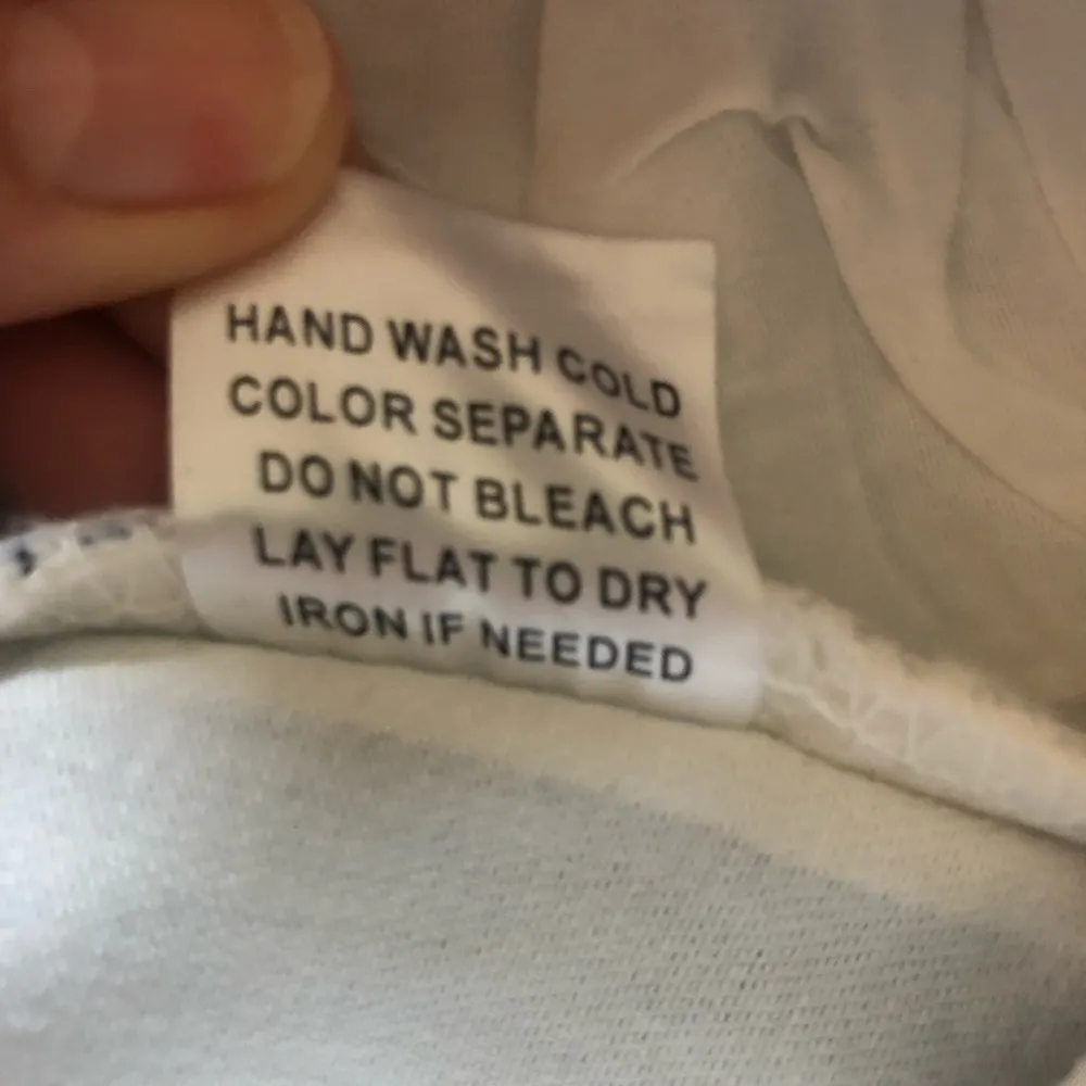 Saints & Hearts Striped Blue White Fringe Shorts Sz. M High Waisted Western Fun Size M - Image 9