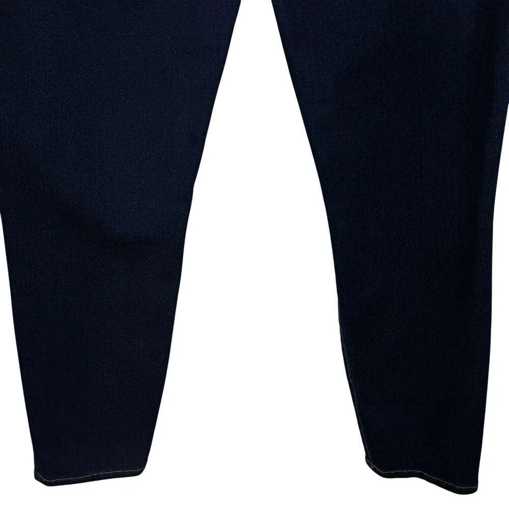 L’agence SZ 30 Margot Skinny Ankle Jeans Hi-Rise Stretch Whiskered Baltic Wash - Image 5