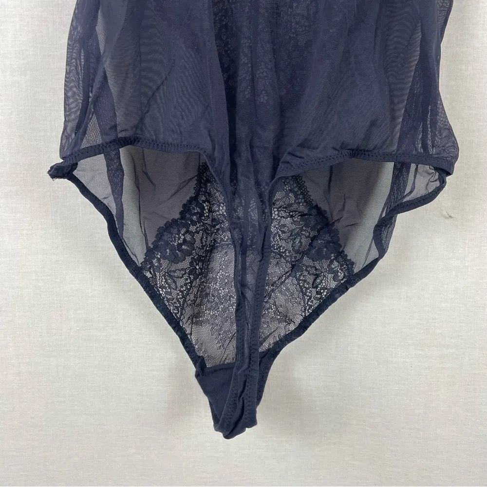 Wacoal Level Up Lace Bodysuit Navy - Image 5