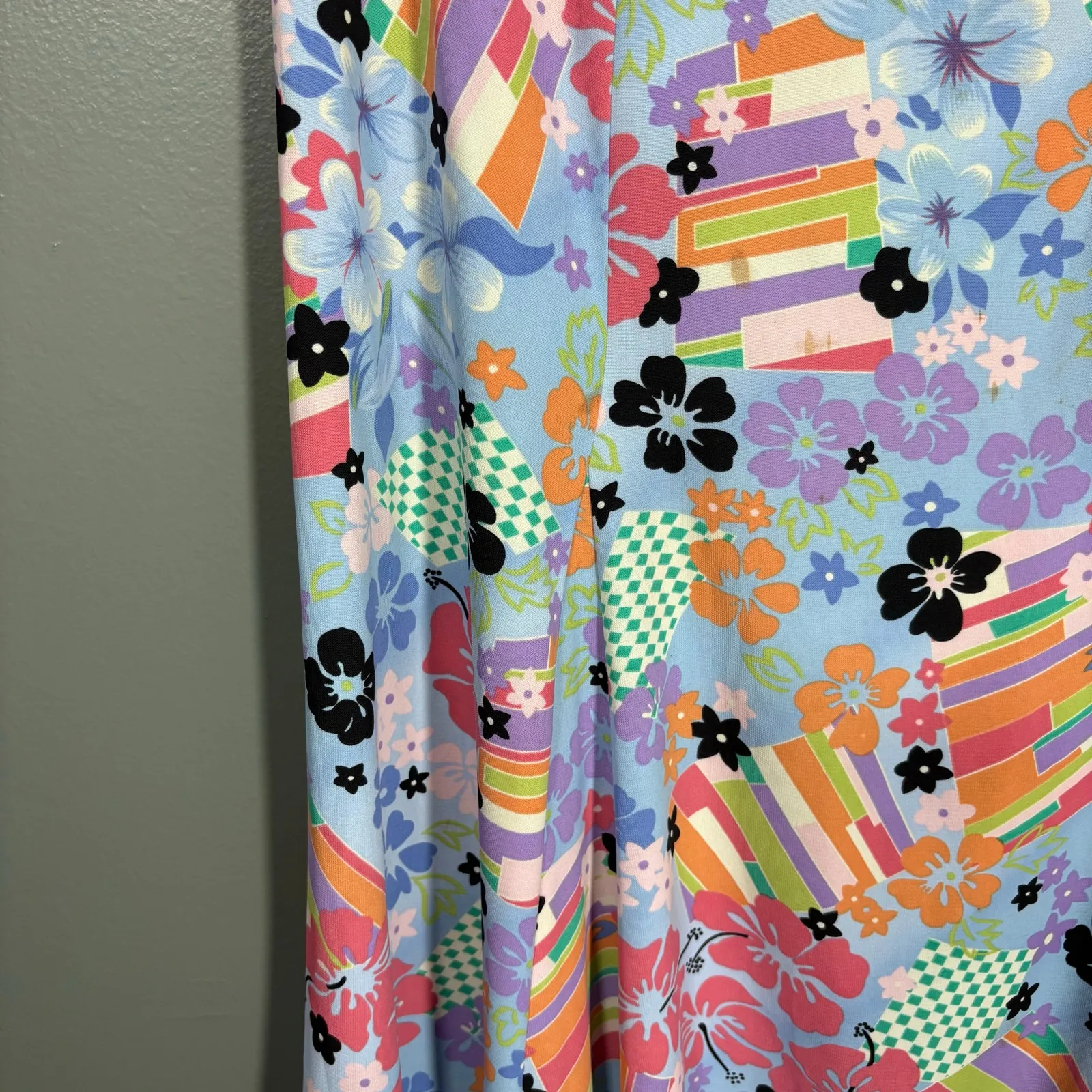 Sag Harbor Women's Vintage 90s Patchwork Floral Midi Skirt - Size 10/12 - Hippie - Image 3