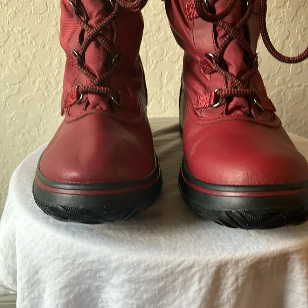 Coach: Sage (A9177) Red Winter Boots- 8 - Image 6
