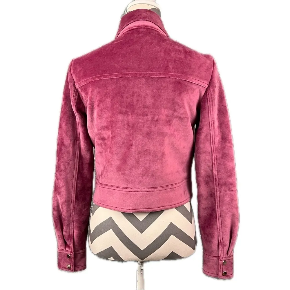 Nine West NWT -  Velour Bomber Jacket - Size XS - Image 6