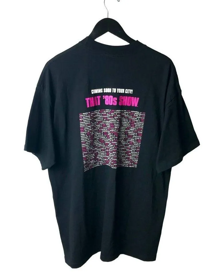 Vintage Y2K That '80s Show T Shirt Black XL Extra Large American Sitcom NEW NWD - Image 3