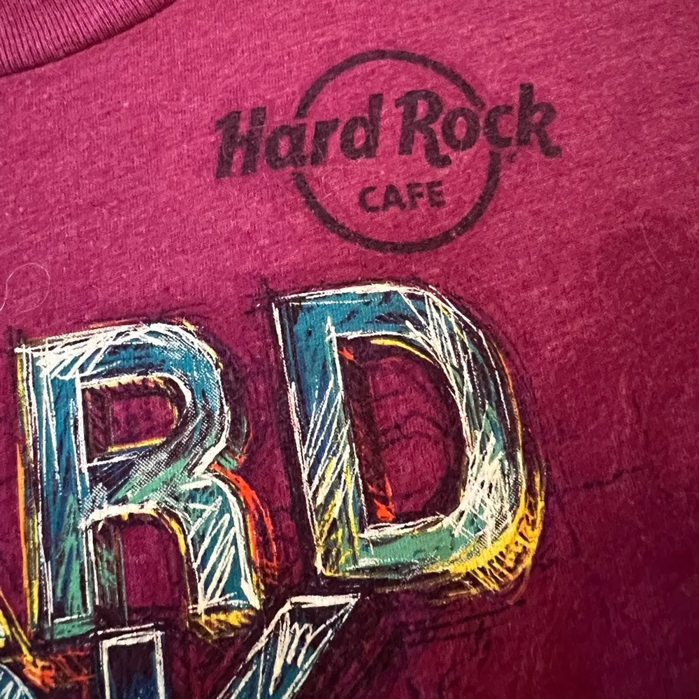 Hard Rock Cafe ORLANDO Florida Women’s Babydoll Tee Short Sleeve T-Shirt Large - Image 5