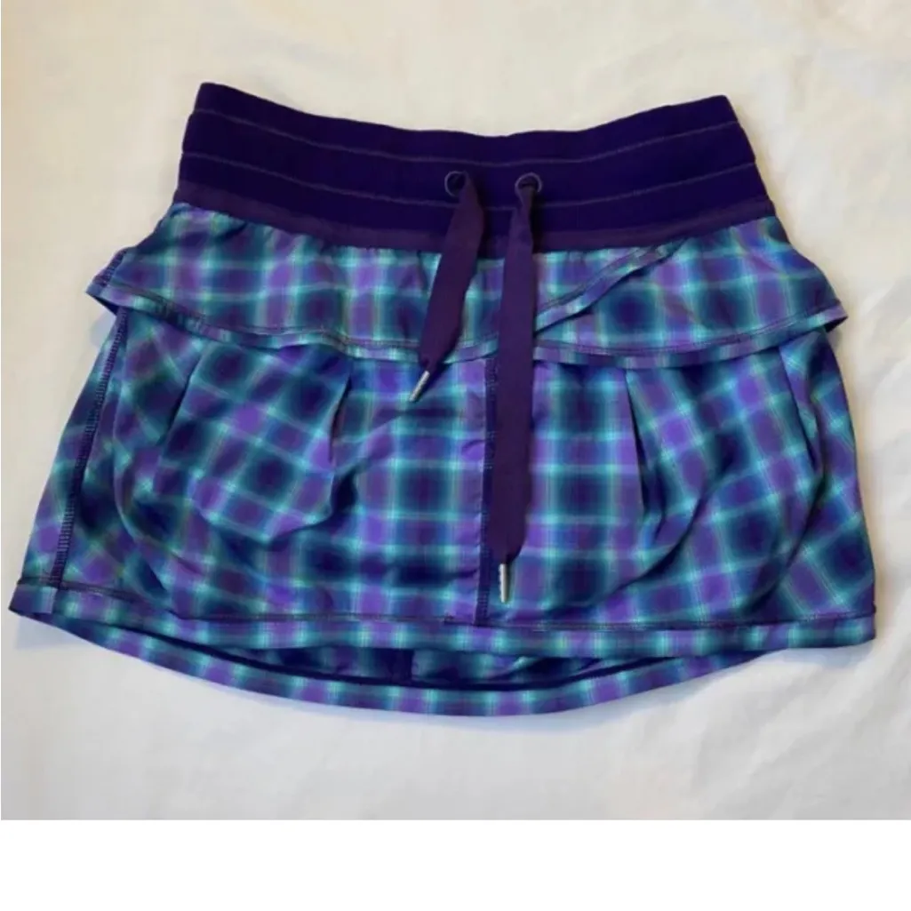 lululemon athletica Purple Plaid Skirt - Image 2