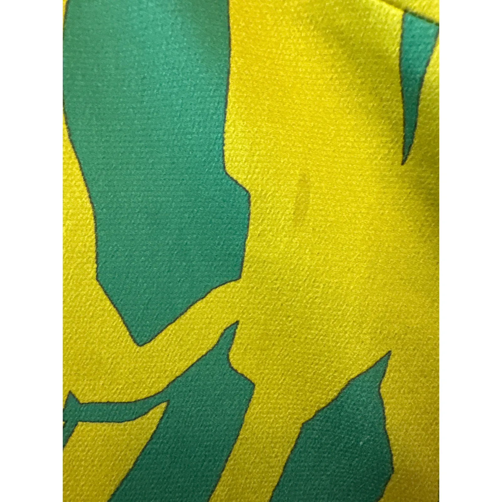 Alexis Zuella Abstract Crepe Puff Sleeve Maxi Dress Size Small - Image 8