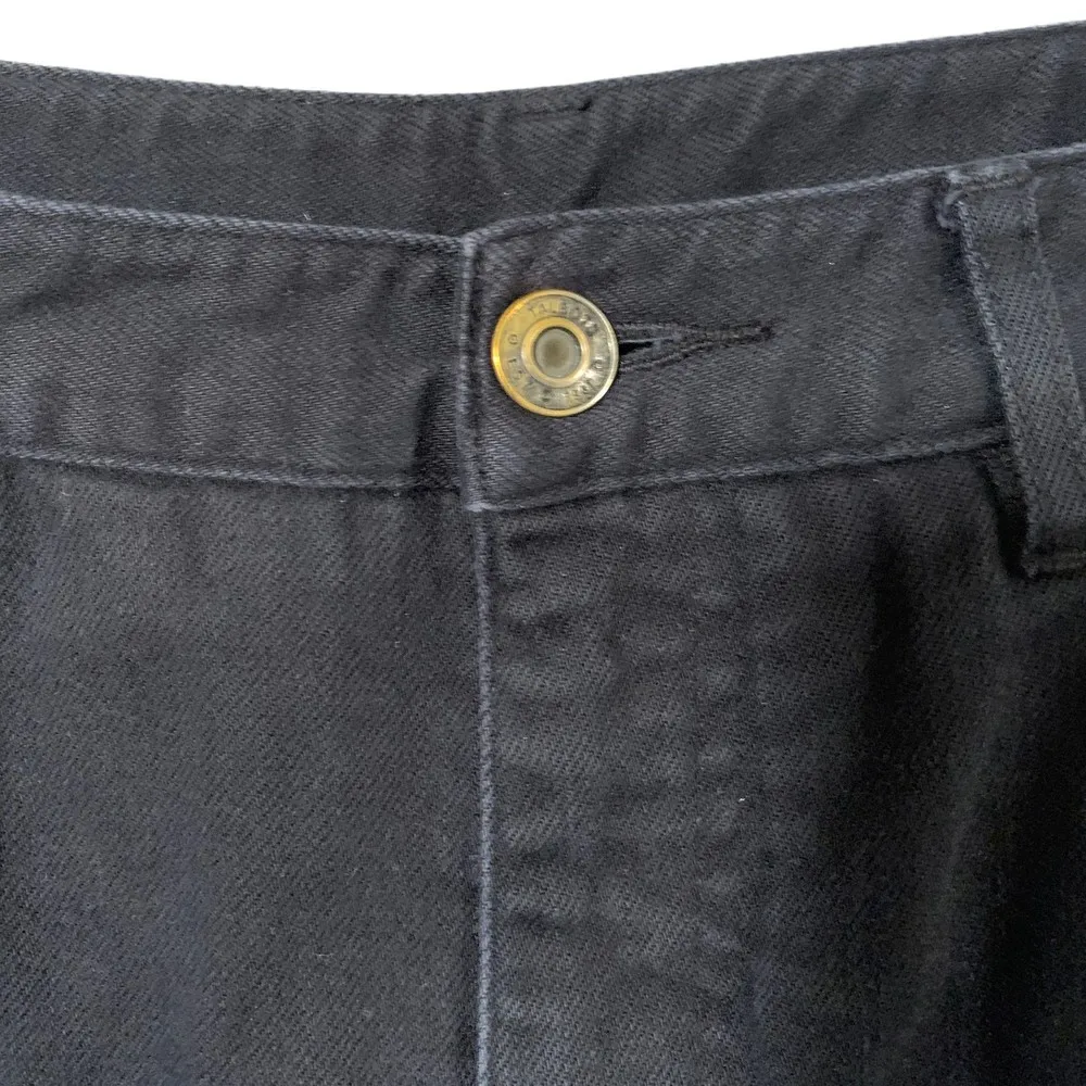 Talbots | Embroidered Black Straight Leg Stretch Vintage Style Jeans Size 8 - Image 3