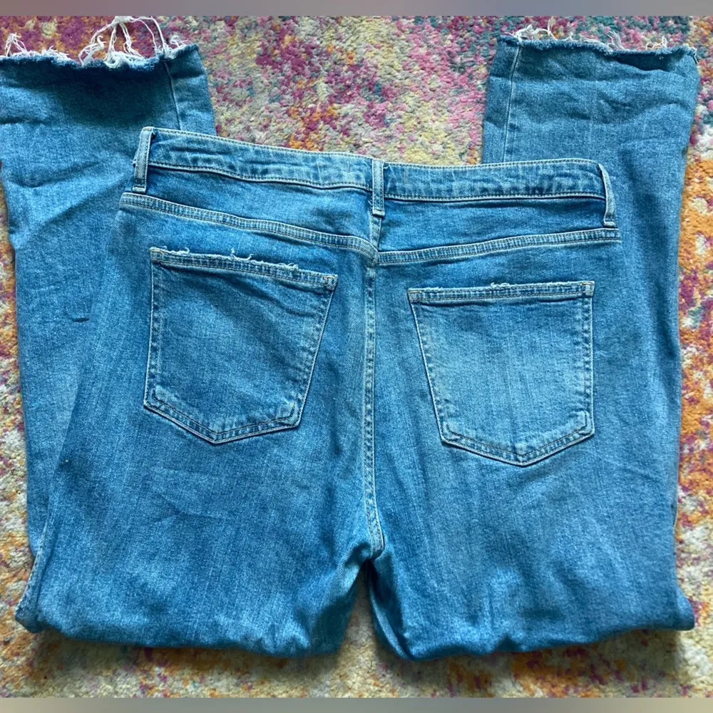 Free People relaxed skinny/straight leg jeans high rise size 31 - Image 3