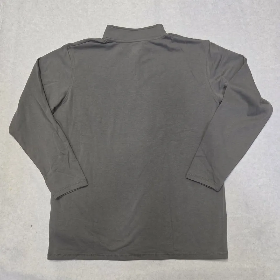 Captivating Oregon Ducks Mens XL Gray 1/4 Zip Pullover - Image 2