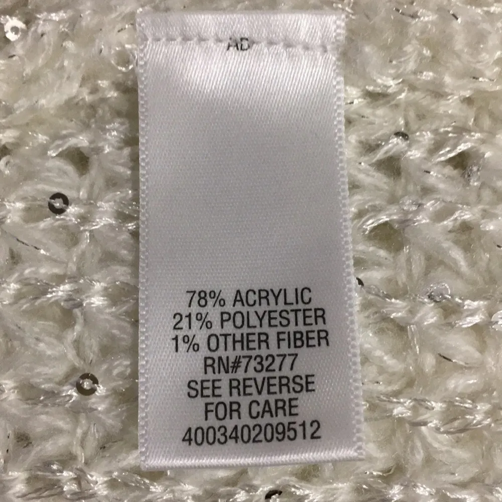 Candie’s Sequin Cardigan Size S - Image 8