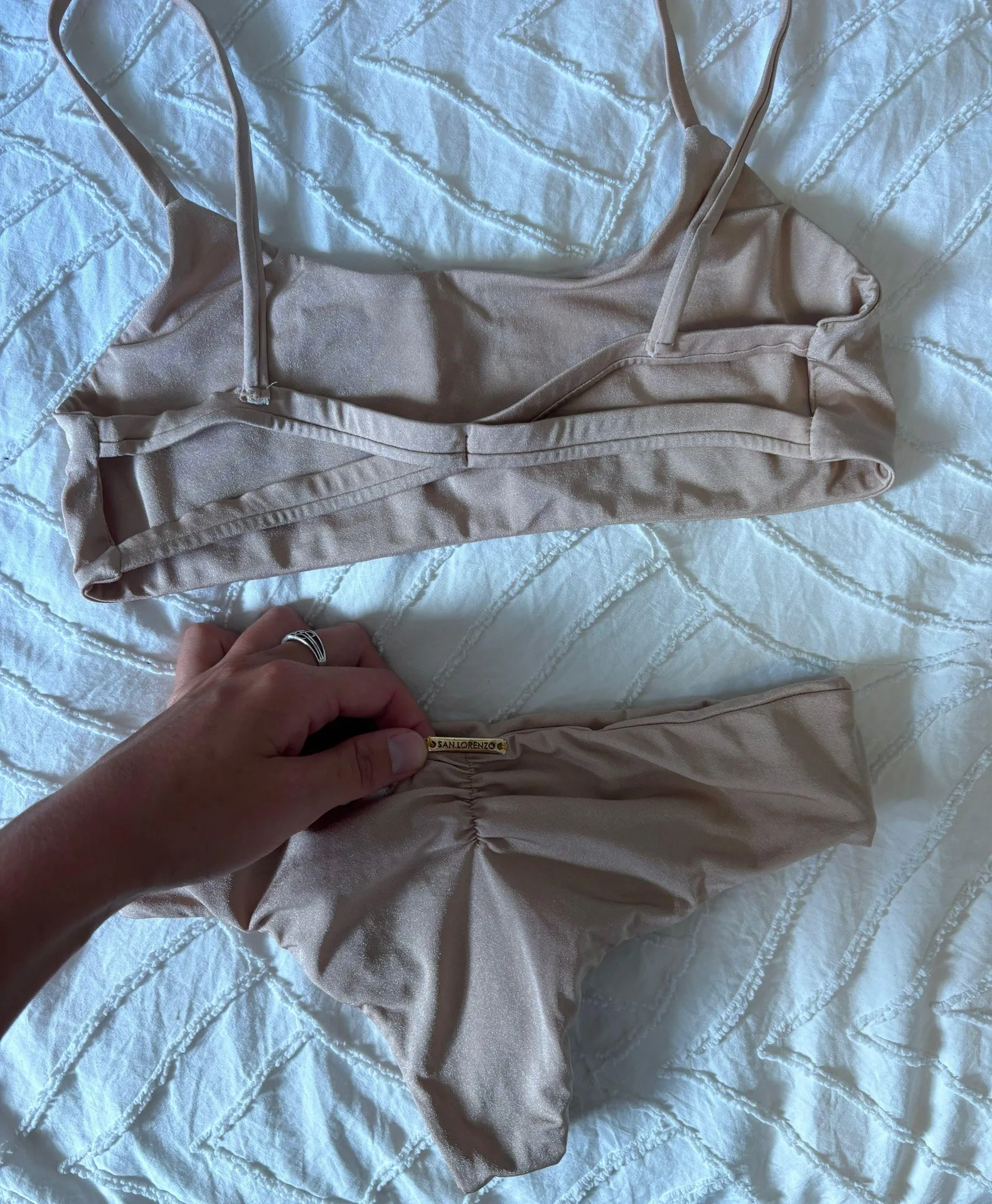 San Lorenzo Beige Bikini - Image 3