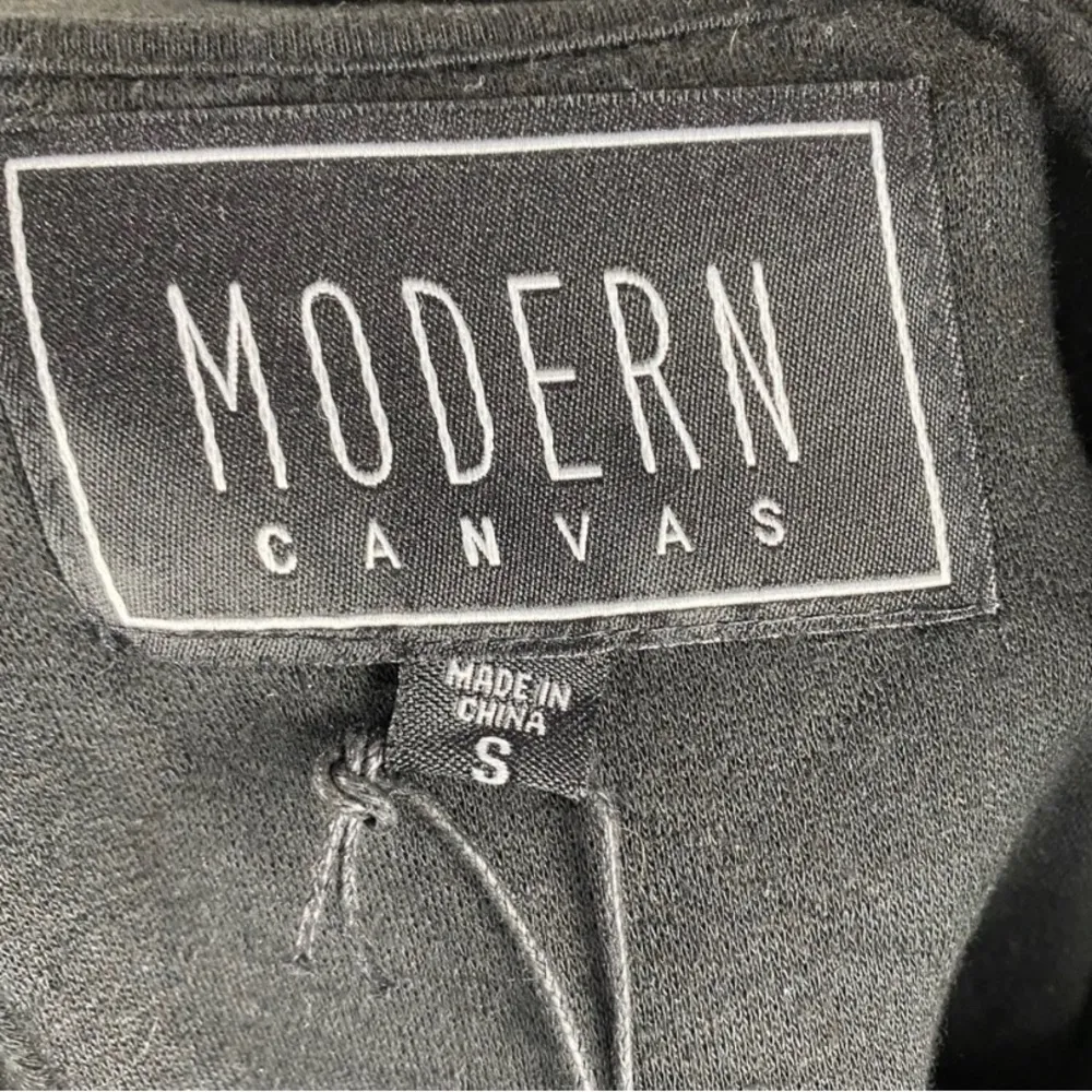 NWT Modern Canvas black quilted pullover size S - Image 5