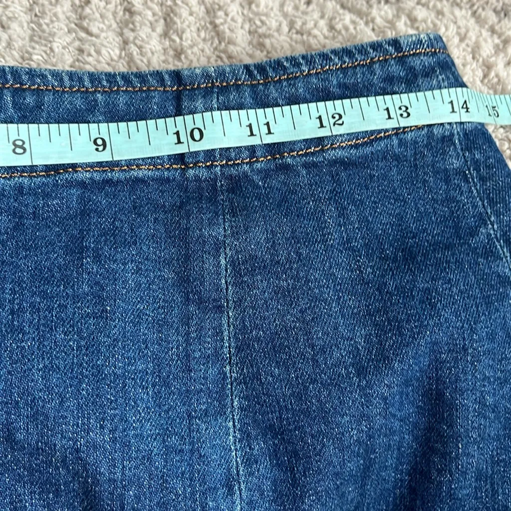 Reformation Freda high waist denim miniskirt - Image 5