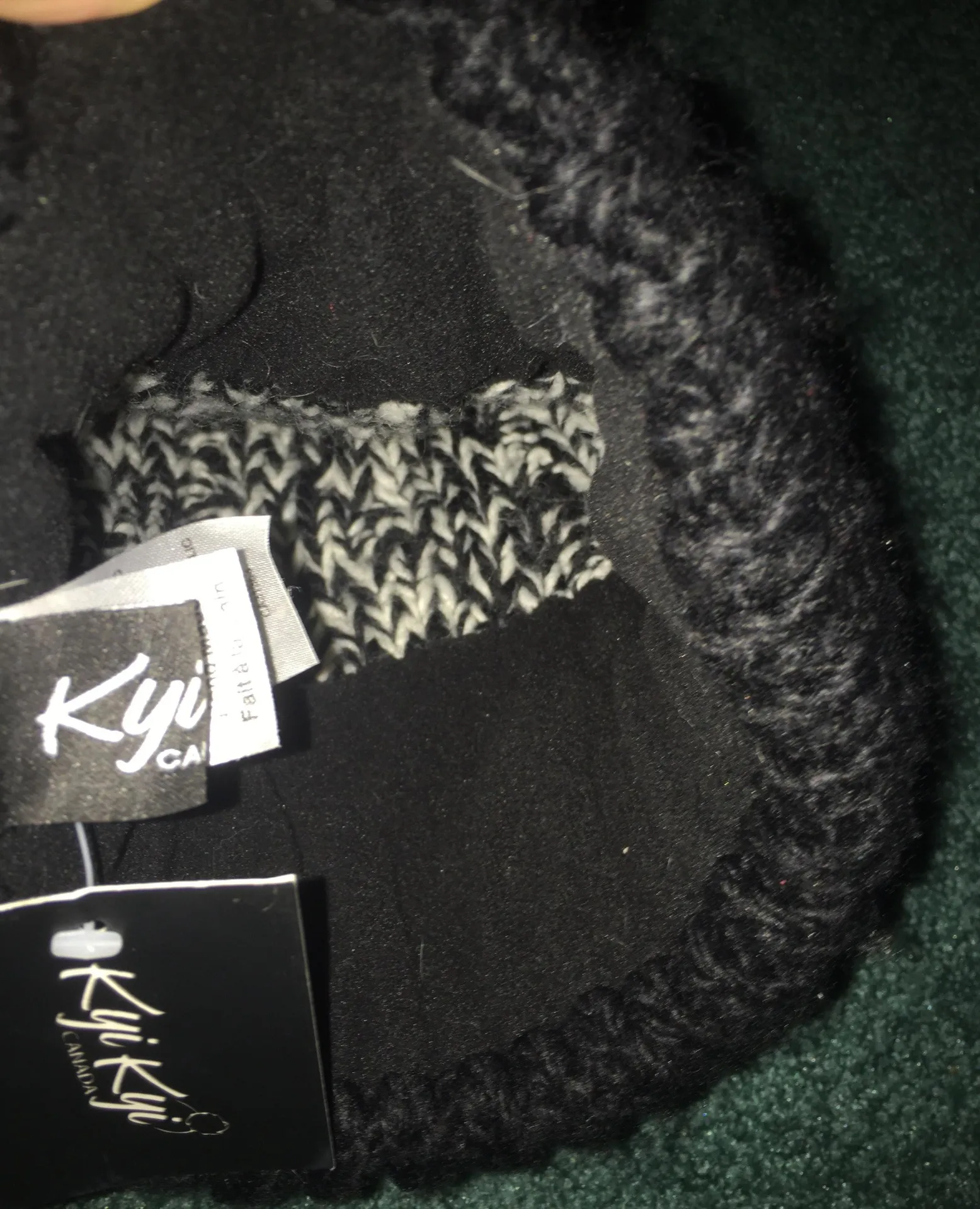 Black Fuzzy Hat - Image 8