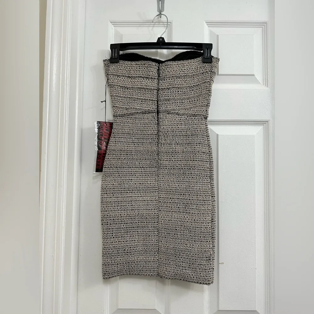 Wow Couture World Of Women Woven Fabric Bodycon Strapless Gown NWT - Image 5