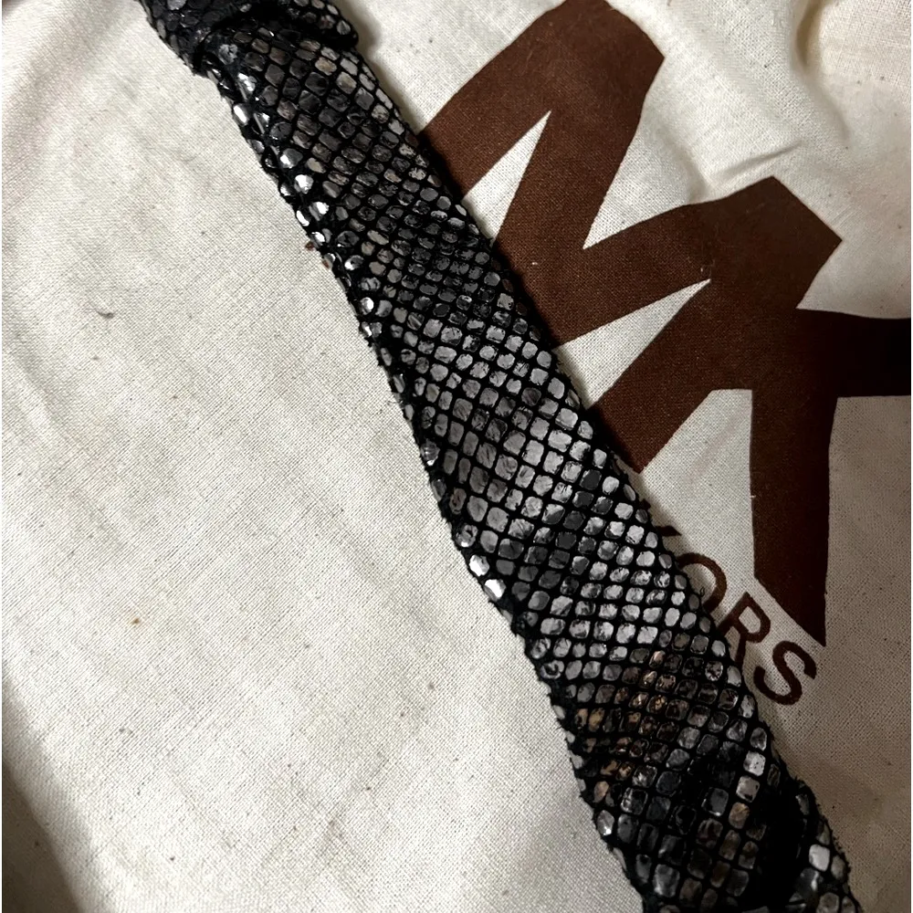 Michael Kors Vintage Metallic Python Chain Bag - Image 10