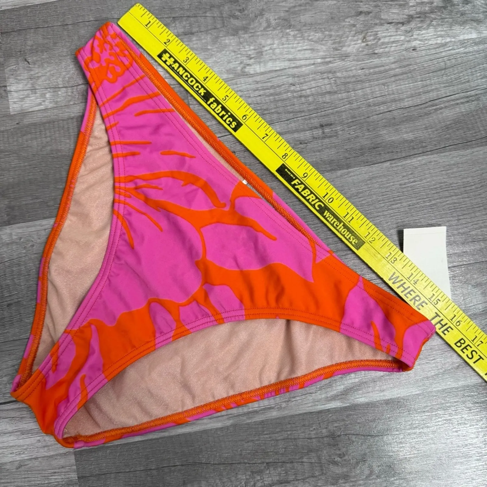 NWT Speedo Floral Bikini Set Orange Size 14 - Image 7